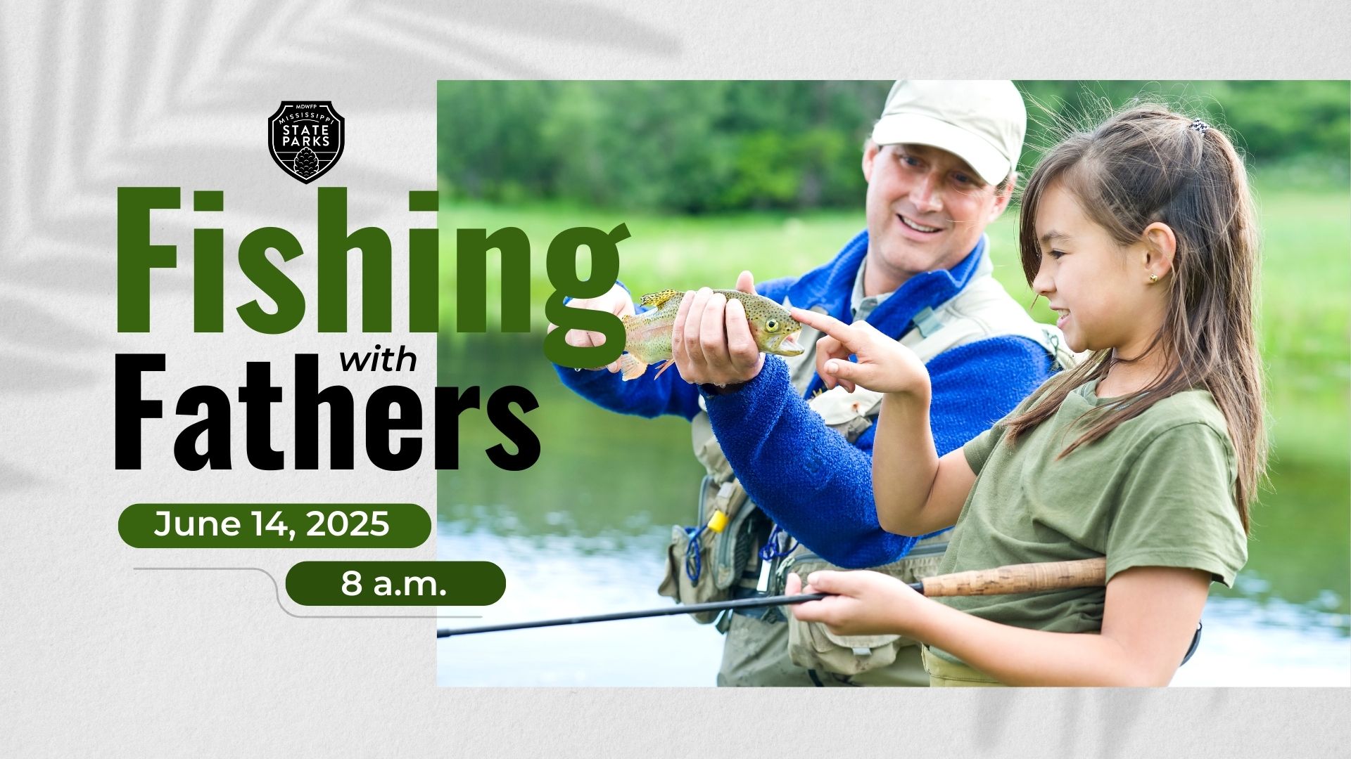 Natchez State Park Fishing with Fathers