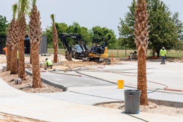 Construction of new Splash Zone at Buccaneer State Park